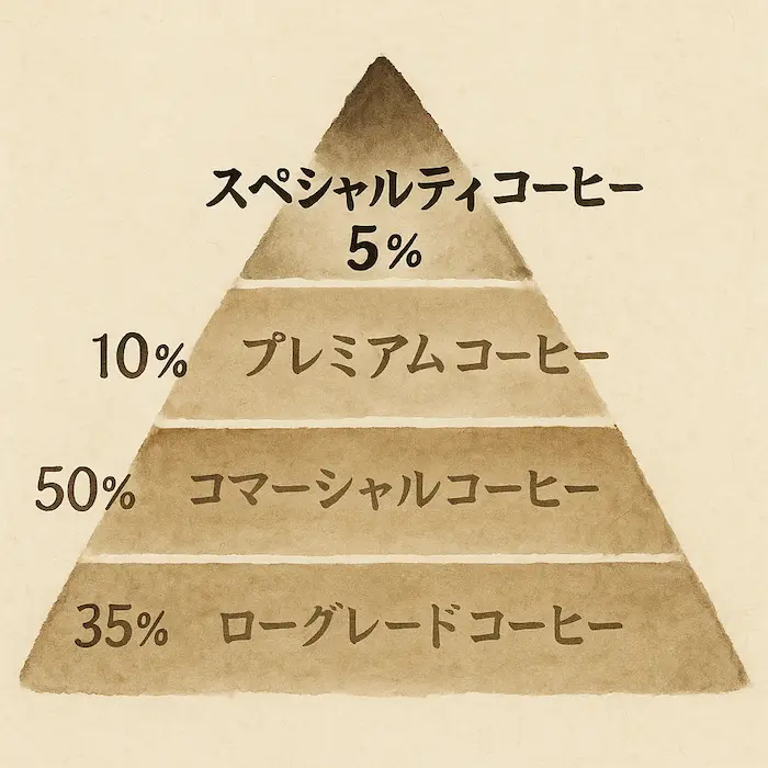 コーヒー豆のグレード分類